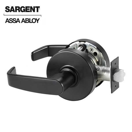 SARGENT 10 Line Series Cylindrical Lock Mechanical Passage L Trim L Rose Strike Lip Length 1-1/4 Black Suede SRG-28-10U15-LL-BSP